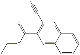 2-(Ethoxycarbonyl)quinoxaline-3-carbonitrile Structure