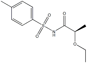 [R,(+)]-2-Ethoxy-N-(p-tolylsulfonyl)propionamide 结构式
