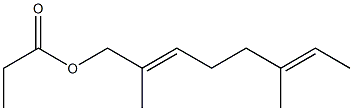 Propionic acid 2,6-dimethyl-2,6-octadienyl ester|