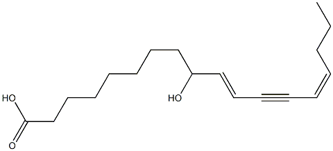  (10E,14Z)-9-Hydroxyoctadeca-10,14-dien-12-ynoic acid