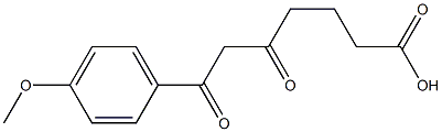 7-(4-Methoxyphenyl)-5,7-dioxoheptanoic acid Structure