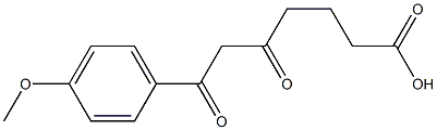 7-(4-Methoxyphenyl)-5,7-dioxoheptanoic acid,,结构式