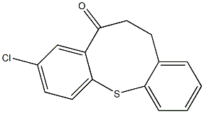 3-Chloro-6,7-dihydro-5H-dibenzo[b,g]thiocin-5-one,,结构式