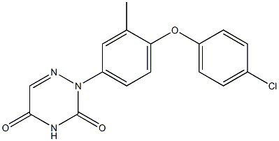 2-[4-(4-Chlorophenoxy)-3-methylphenyl]-1,2,4-triazine-3,5(2H,4H)-dione