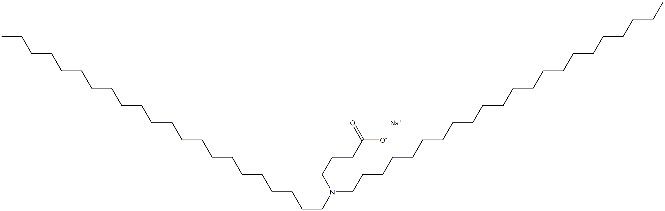 4-(Didocosylamino)butyric acid sodium salt Structure