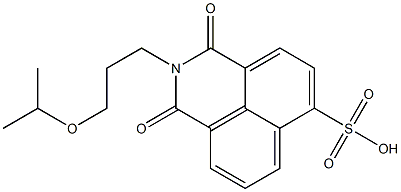  2-(3-Isopropoxypropyl)-2,3-dihydro-1,3-dioxo-1H-benzo[de]isoquinoline-6-sulfonic acid