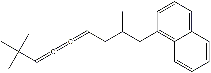 1-(1-Naphtyl)-2,8,8-trimethyl-4,5,6-nonatriene|