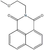 2-(2-Methoxyethyl)-2H-benzo[de]isoquinoline-1,3-dione,,结构式