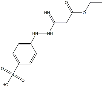 4-[N'-[2-(Ethoxycarbonyl)-1-iminoethyl]hydrazino]benzenesulfonic acid