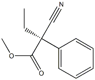 [R,(-)]-2-Cyano-2-phenylbutyric acid methyl ester