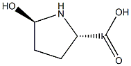 (2S,5R)-5-Hydroxypyrrolidine-2-carboxylic acid Structure