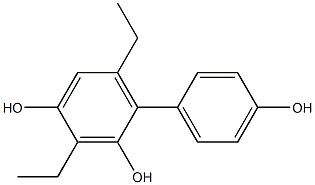 3,6-Diethyl-1,1'-biphenyl-2,4,4'-triol