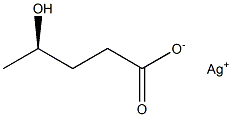 [R,(-)]-4-Hydroxyvaleric acid silver(I) salt