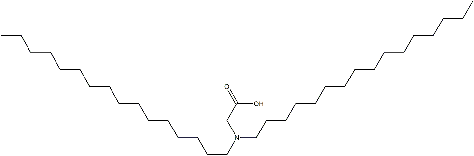 N,N-Dihexadecylglycine Structure