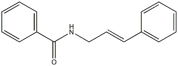 N-(3-Phenyl-2-propenyl)benzamide,,结构式