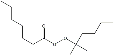Heptaneperoxoic acid 1,1-dimethylpentyl ester Struktur