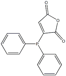 2-(Diphenylphosphino)maleic anhydride Structure