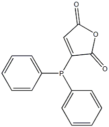 2-(Diphenylphosphino)maleic anhydride 结构式