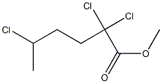 2,2,5-Trichlorocaproic acid methyl ester Structure