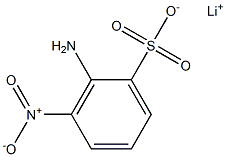 2-Amino-3-nitrobenzenesulfonic acid lithium salt Structure