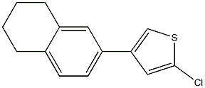  2-Chloro-4-[(5,6,7,8-tetrahydronaphthalen)-2-yl]thiophene