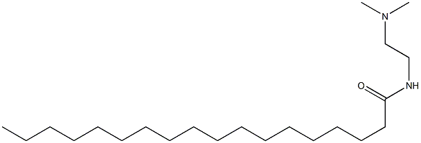 N-[2-(ジメチルアミノ)エチル]オクタデカンアミド 化学構造式