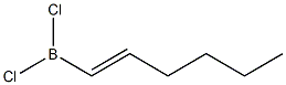 Dichloro(1-hexenyl)borane,,结构式