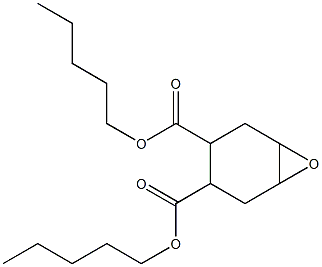 7-Oxabicyclo[4.1.0]heptane-3,4-dicarboxylic acid dipentyl ester Structure