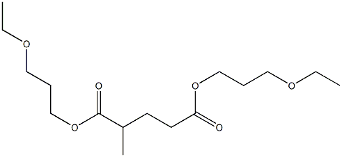 2-Methylglutaric acid bis(3-ethoxypropyl) ester Structure