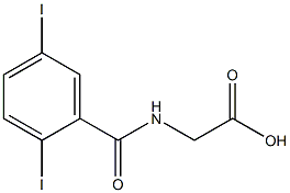 (2,5-Diiodobenzoyl)aminoacetic acid|