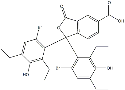 1,1-Bis(6-bromo-2,4-diethyl-3-hydroxyphenyl)-1,3-dihydro-3-oxoisobenzofuran-5-carboxylic acid