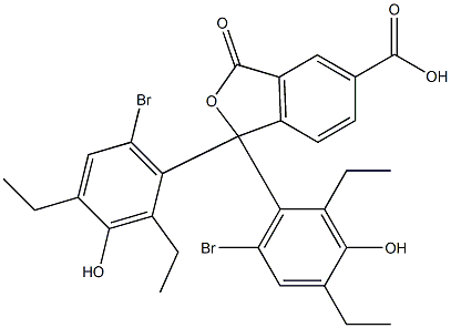  1,1-Bis(6-bromo-2,4-diethyl-3-hydroxyphenyl)-1,3-dihydro-3-oxoisobenzofuran-5-carboxylic acid