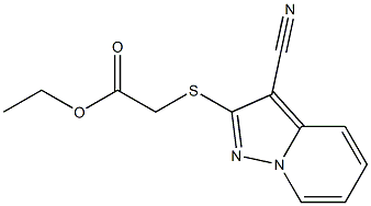 [(3-Cyanopyrazolo[1,5-a]pyridin-2-yl)thio]acetic acid ethyl ester