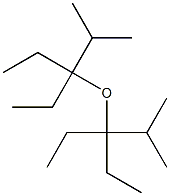 (+)-エチル[(R)-1-エチル-2-メチルプロピル]エーテル 化学構造式
