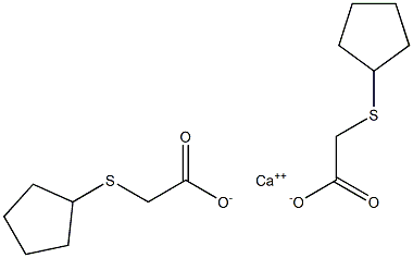 Bis[(cyclopentylthio)acetic acid]calcium salt