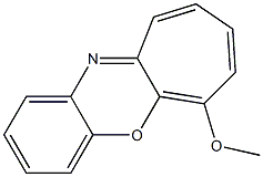 6-Methoxybenzo[b]cyclohept[e][1,4]oxazine Structure