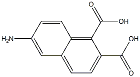 6-Amino-1,2-naphthalenedicarboxylic acid,,结构式