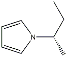 [S,(+)]-1-sec-ブチル-1H-ピロール 化学構造式
