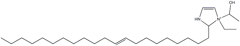 1-エチル-2-(9-ヘニコセニル)-1-(1-ヒドロキシエチル)-4-イミダゾリン-1-イウム 化学構造式