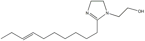 2-(7-Decenyl)-2-imidazoline-1-ethanol Structure