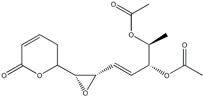  (R)-5,6-Dihydro-6-[(1R,2S,3E,5R,6S)-5,6-diacetoxy-1,2-epoxy-3-hepten-1-yl]-2H-pyran-2-one