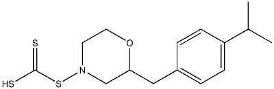 Trithiocarbonic acid (4-isopropylbenzyl)(4-morpholinyl) ester