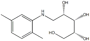 1-[(2,5-Dimethylphenyl)amino]-1-deoxy-D-ribitol,,结构式