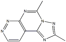 2,4-Dimethyl-1,3,3a,5,6,7-hexaaza-3aH-cyclopenta[a]naphthalene,,结构式