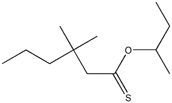 2,2-Dimethylpentane-1-thiocarboxylic acid S-butyl ester,,结构式