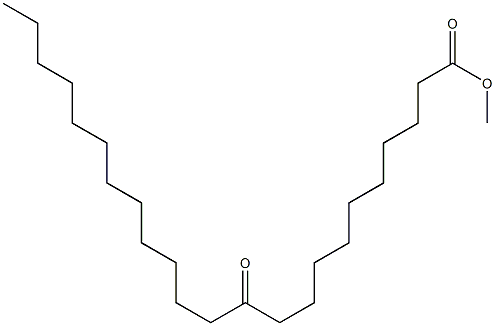 11-オキソトリコサン酸メチル 化学構造式