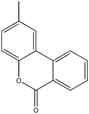 2-Methyl-6H-dibenzo[b,d]pyran-6-one,,结构式