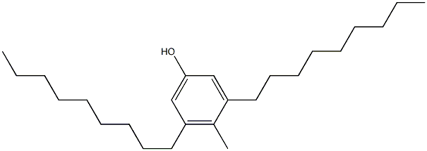 4-Methyl-3,5-dinonylphenol Structure