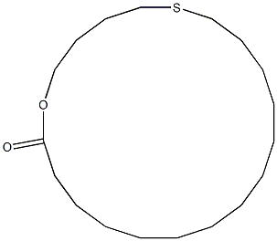 6-Thia-1-oxacycloicosan-20-one Structure