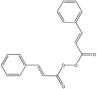 ビス[(E)-3-フェニルアクリロイル]ペルオキシド 化学構造式